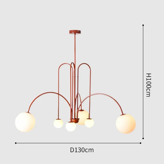 Linea Nordic Chandelier by PurelyhomeDeco