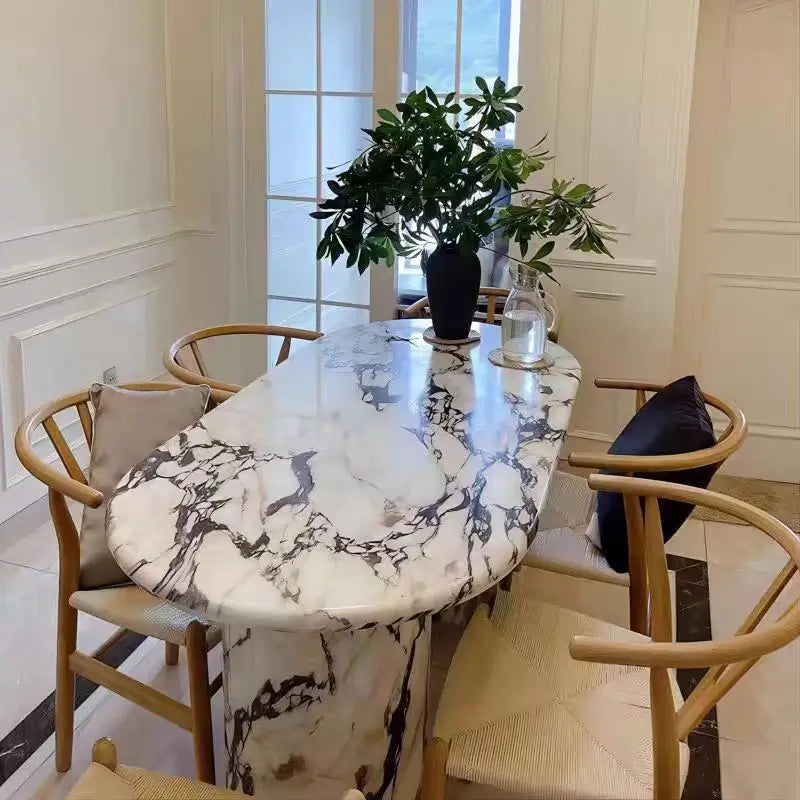 Monolith High-Hardness Stone Dining Table by PurelyhomeDeco