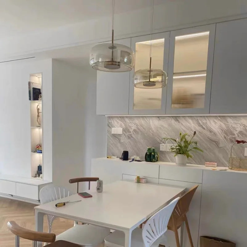 Still Light Glass Pendant by PurelyhomeDeco