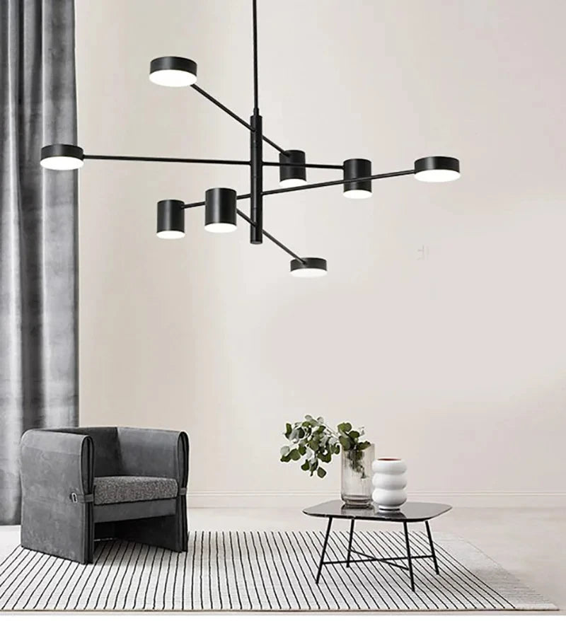 Linea Pivot Chandelier by PurelyhomeDeco