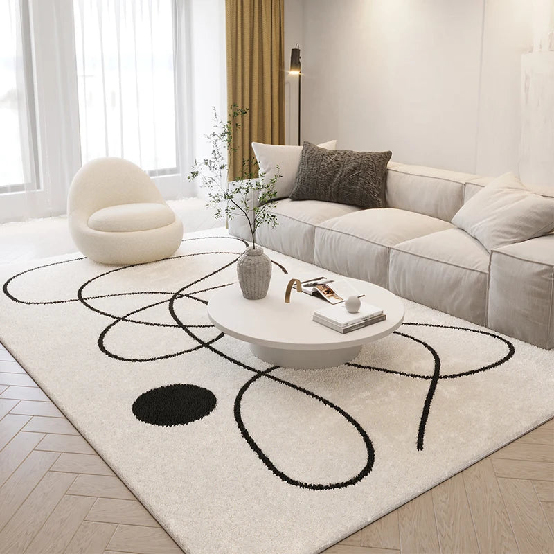 Linovara™ Abstract Plush Rug by PurelyhomeDeco