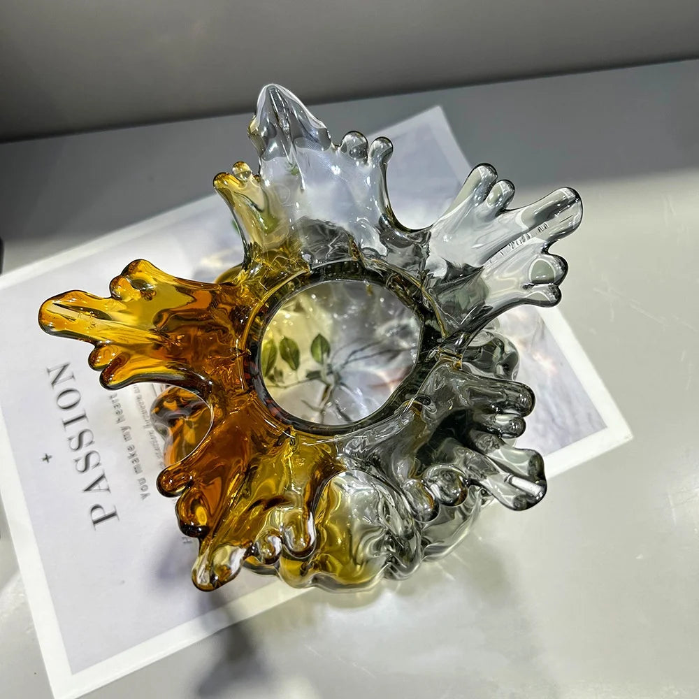 Colorveil Glass Vase by PurelyhomeDeco