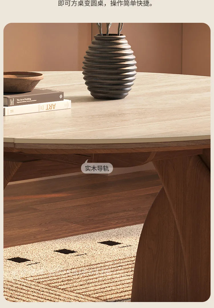 Modern Wood Design Dining Table 6 Person Luxury Extendable Round Dining Table Restaurant Nordic Mesas De Comedor Furniture Home by PurelyhomeDeco