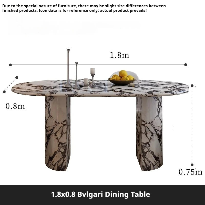 Monolith High-Hardness Stone Dining Table by PurelyhomeDeco