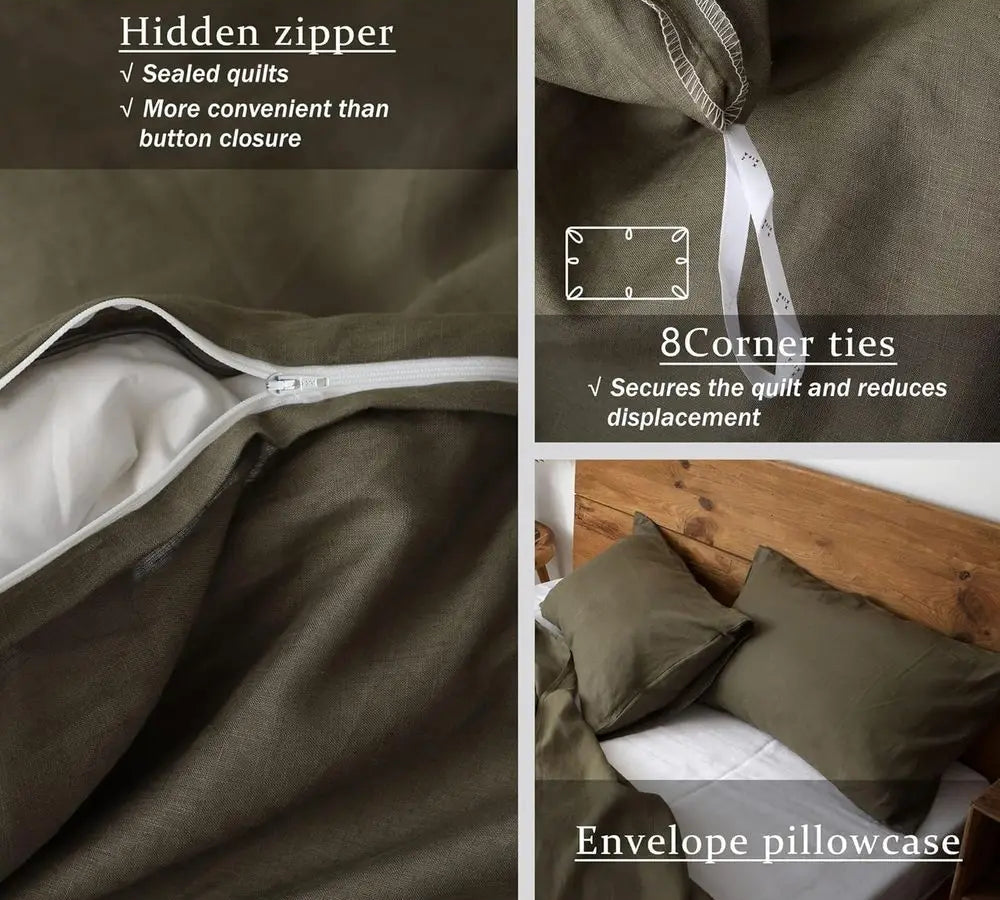 FlaxPure™ Cooling Linen Set by PurelyhomeDeco