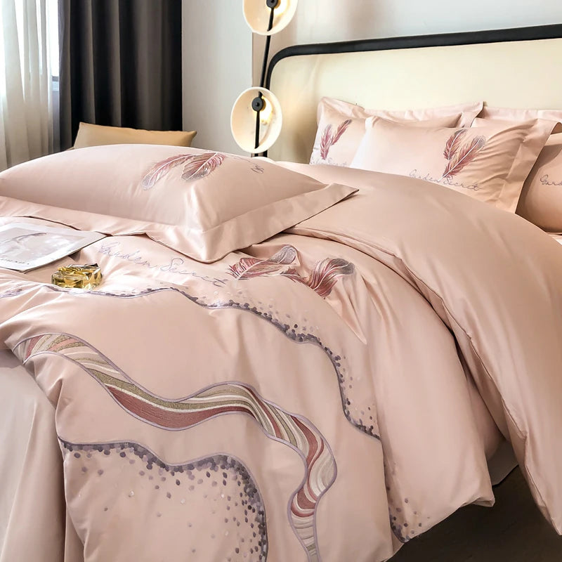 SOLÈNE Cotton Embroidery Series by PurelyhomeDeco