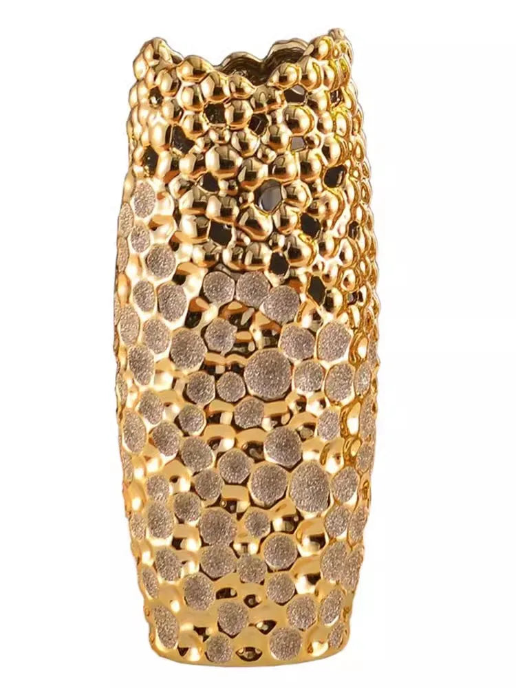 Gilded Grace Vase by PurelyhomeDeco