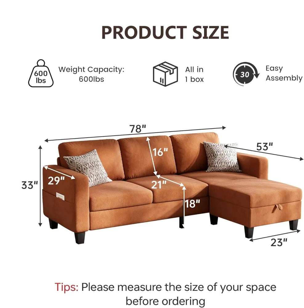 VELARIS AMBER™ Urban Sectional by PurelyhomeDeco