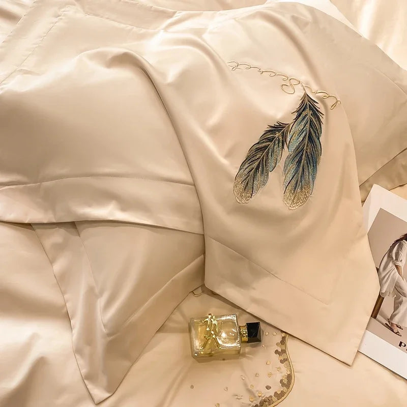 SOLÈNE Cotton Embroidery Series by PurelyhomeDeco
