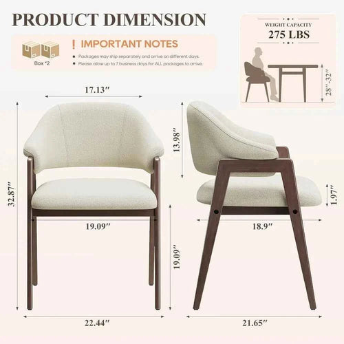 Arvanta™ Dining Chairs – Set of 4 by PurelyhomeDeco