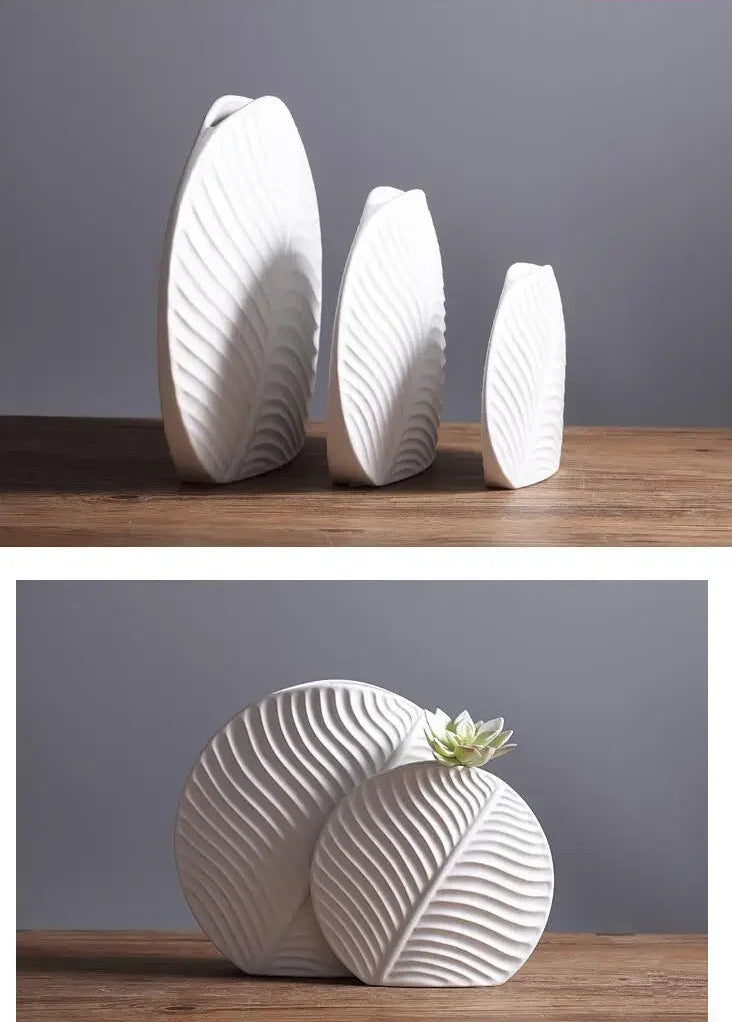 Scandi Poise Vase by PurelyhomeDeco