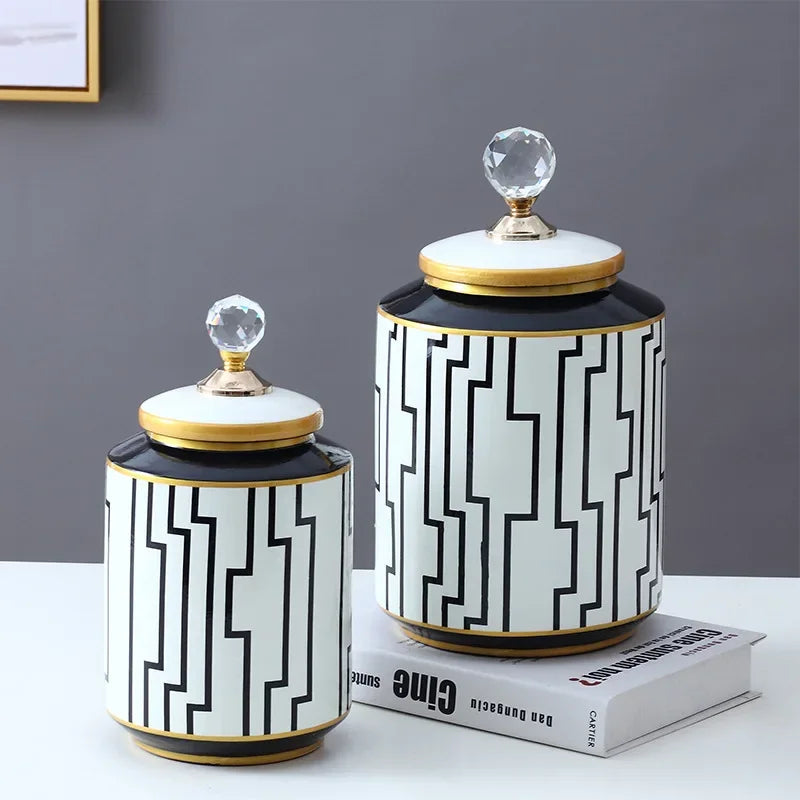 Regalis Checkmate Jar by PurelyhomeDeco