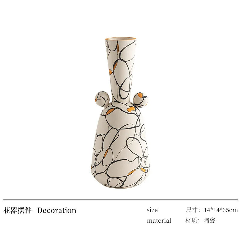 LineaCeram™ — Modern Ceramic Vase with Timeless Textured Elegance by PurelyhomeDeco