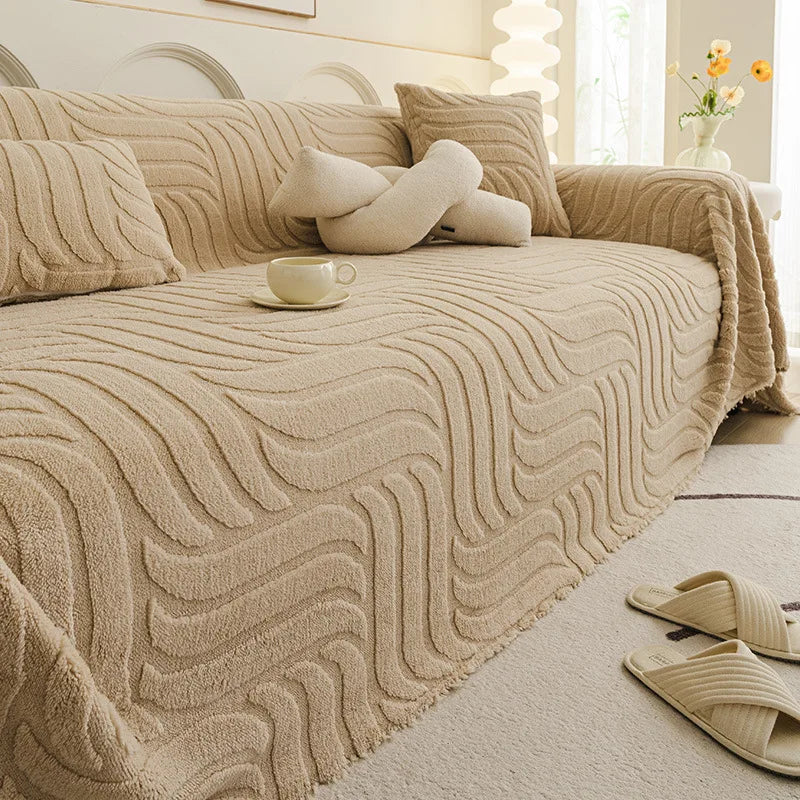 VÉLUNA™ Plush Sofa Cover by PurelyhomeDeco