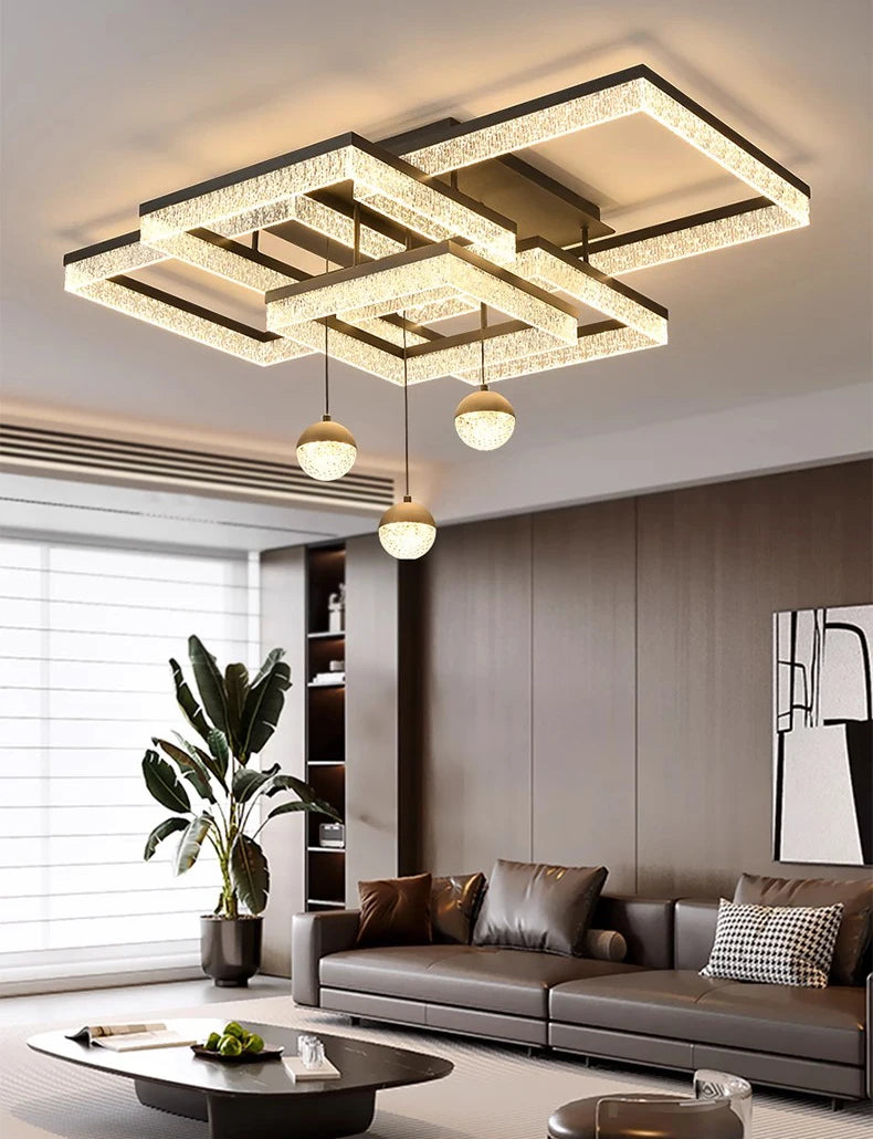 Crystal Cascade Chandelier by PurelyhomeDeco