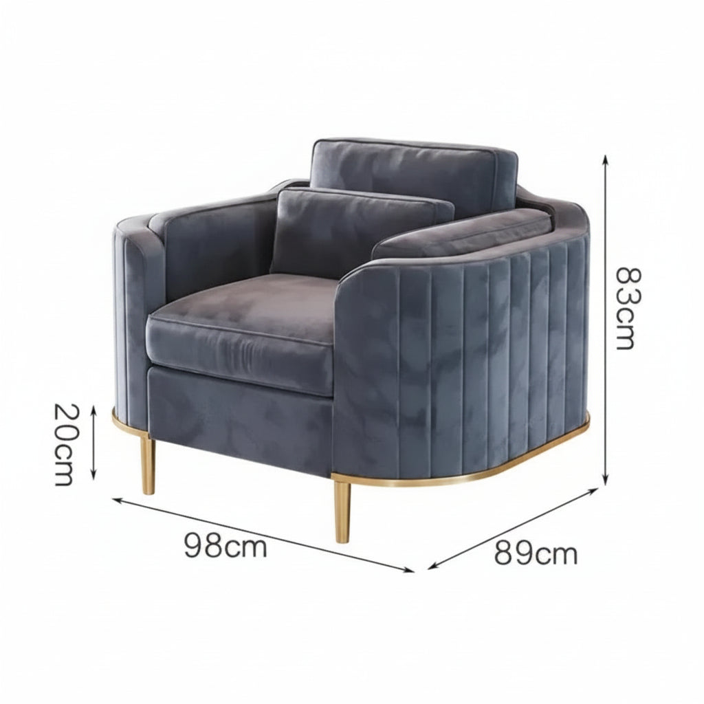 VerdeLuxe Modern L Shaped Sofa With Wood Frame And Composite Fabric by PurelyhomeDeco
