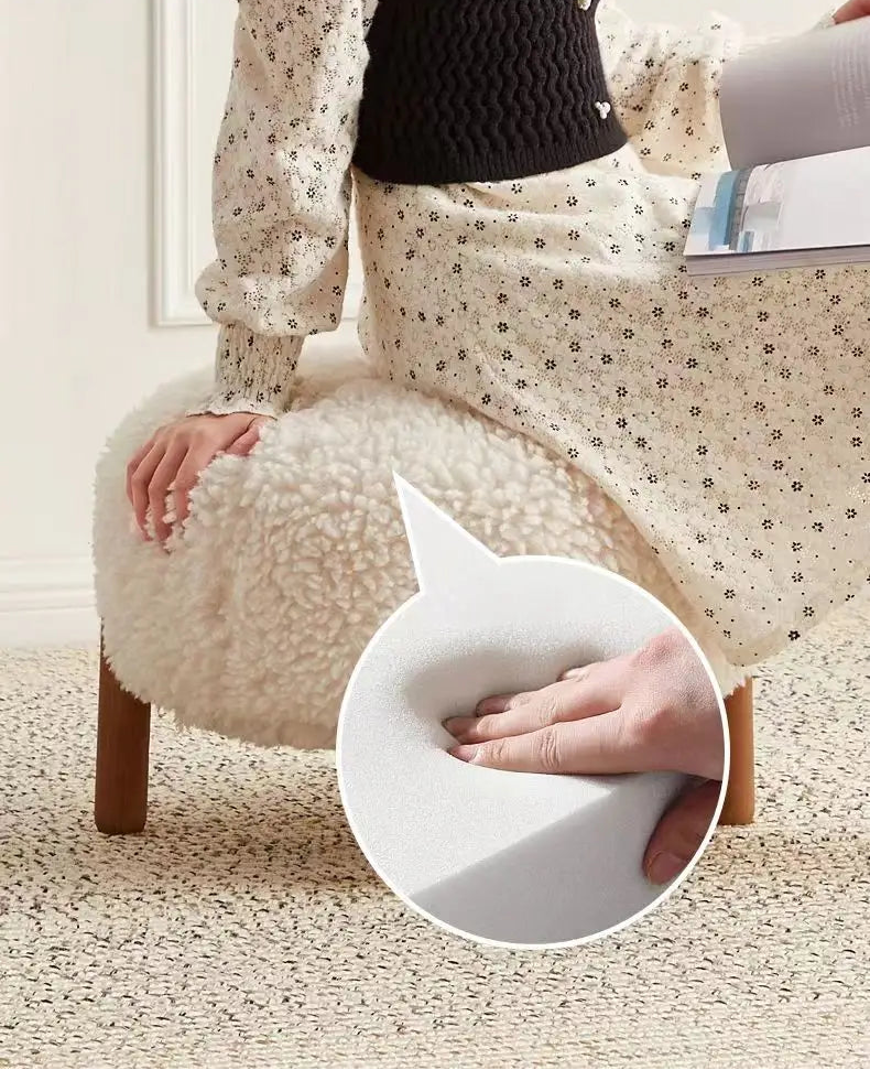 NEOFA™ Elegant Interior Stool | Soft Minimalist Repose-Pieds by PurelyhomeDeco