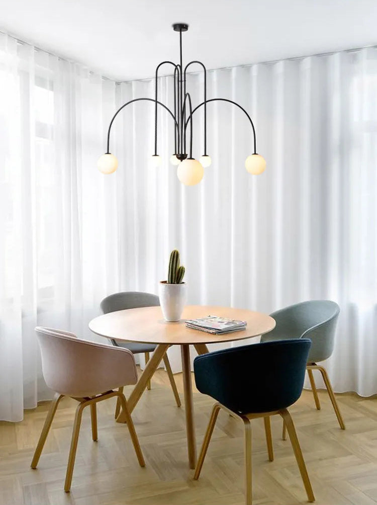 Linea Nordic Chandelier by PurelyhomeDeco
