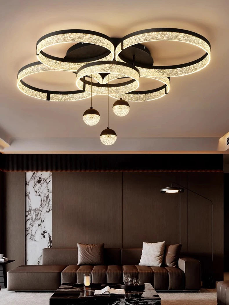 Crystal Cascade Chandelier by PurelyhomeDeco