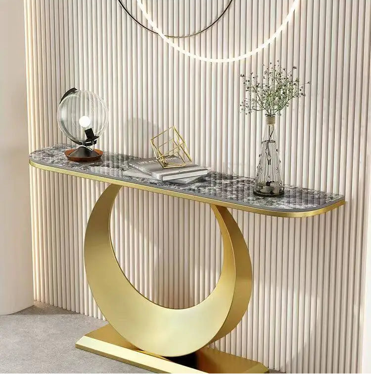 KALYX Modern Slab Hallway Console by PurelyhomeDeco