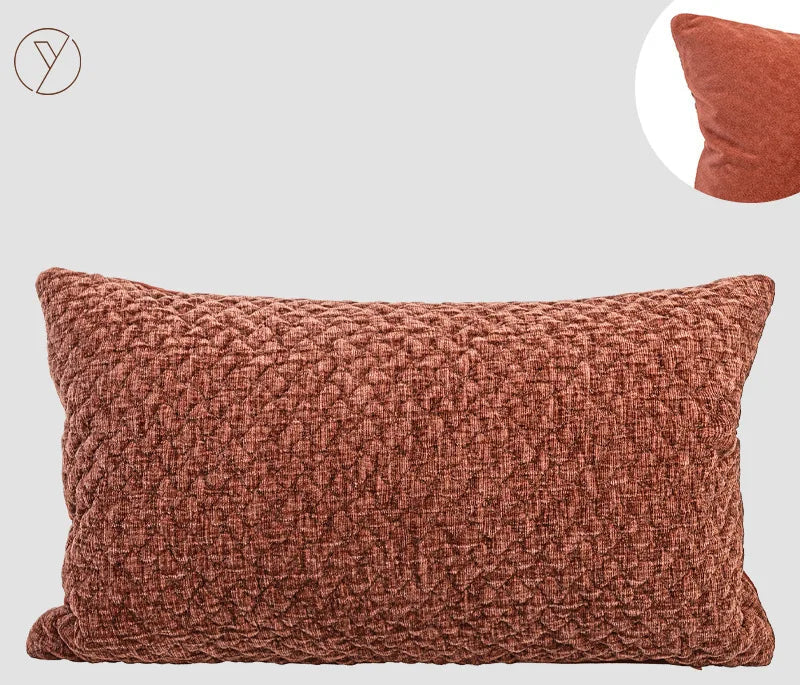 Quilta Chenille Pillow by PurelyhomeDeco