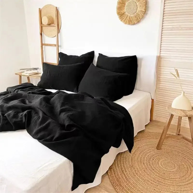 VELARÉ™ Natural French Linen Duvet Cover – Durable, Breathable, Luxury Home Textiles by PurelyhomeDeco