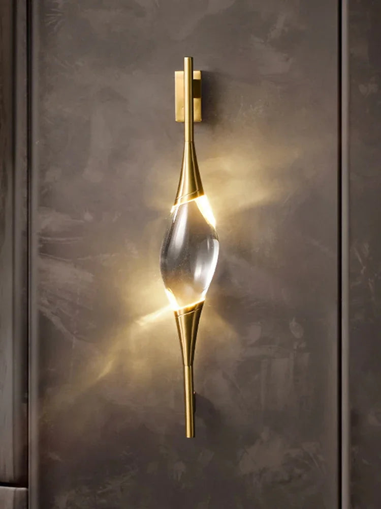 Aurea Crystal Wall Lamp by PurelyhomeDeco