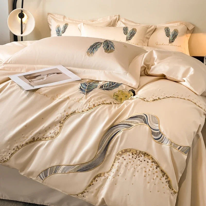 SOLÈNE Cotton Embroidery Series by PurelyhomeDeco