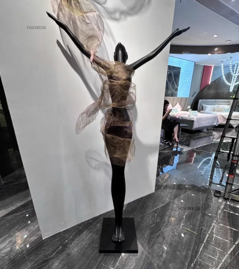 ArteForma™ Abstract Figure Sculpture – Modern Luxury Floor Art Ornament for Home, Hotel & Office Décor by PurelyhomeDeco