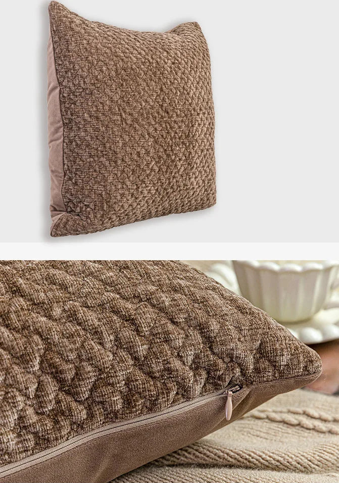 Quilta Chenille Pillow by PurelyhomeDeco