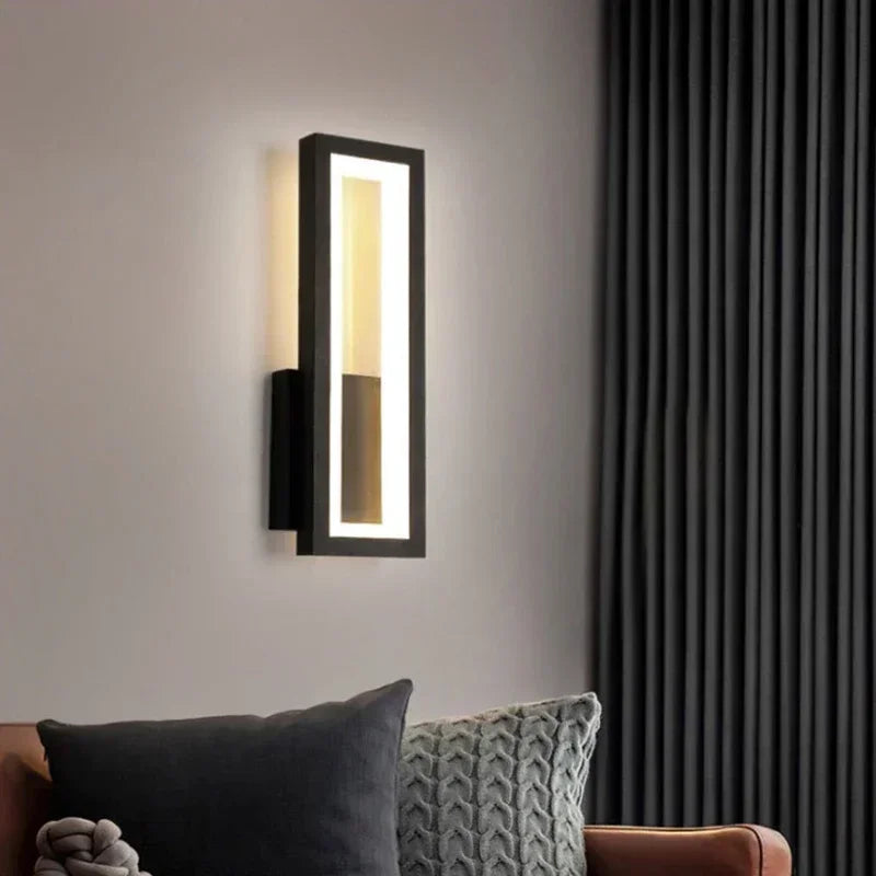 Linéa Duo – Modern Minimalist LED Wall Sconce | Black & White Bedside Light by PurelyhomeDeco