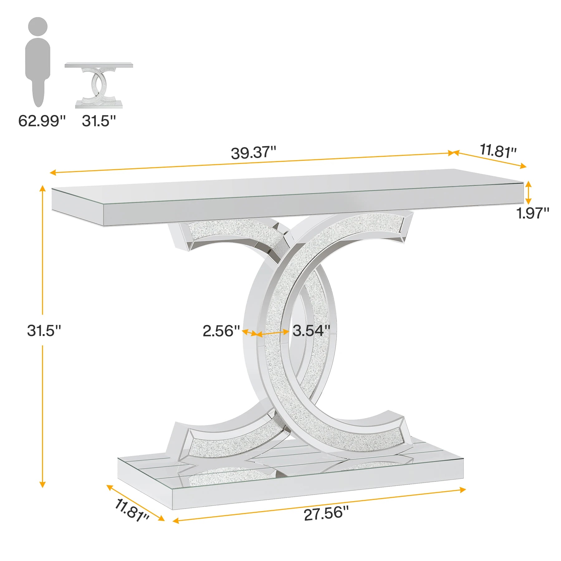 Aurea Axis Console by PurelyhomeDeco