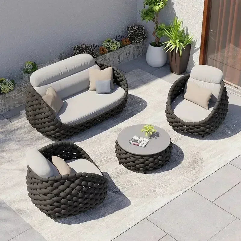 BistroLuxe™ — Luxury All-Weather Rattan Bistro Set for Elegant Outdoor Living by PurelyhomeDeco
