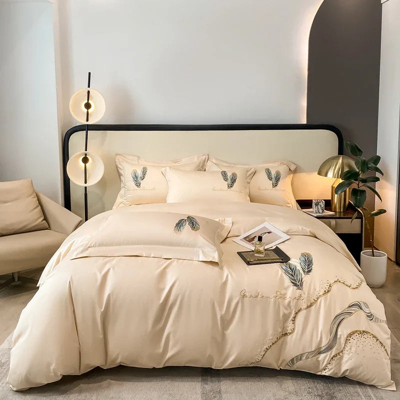 SOLÈNE Cotton Embroidery Series by PurelyhomeDeco