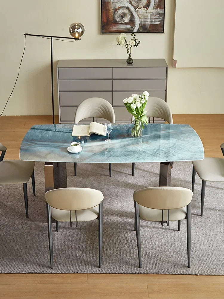 SILORA Premium Crystal Stone Dining Collection by PurelyhomeDeco