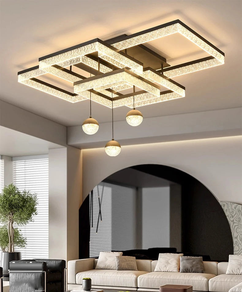Crystal Cascade Chandelier by PurelyhomeDeco