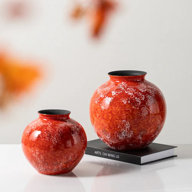 Crimson Fire Glaze by PurelyhomeDeco