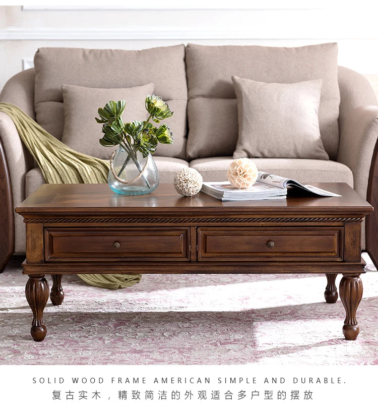 FIELDRA™ Solid Wood Storage Coffee Table by PurelyhomeDeco