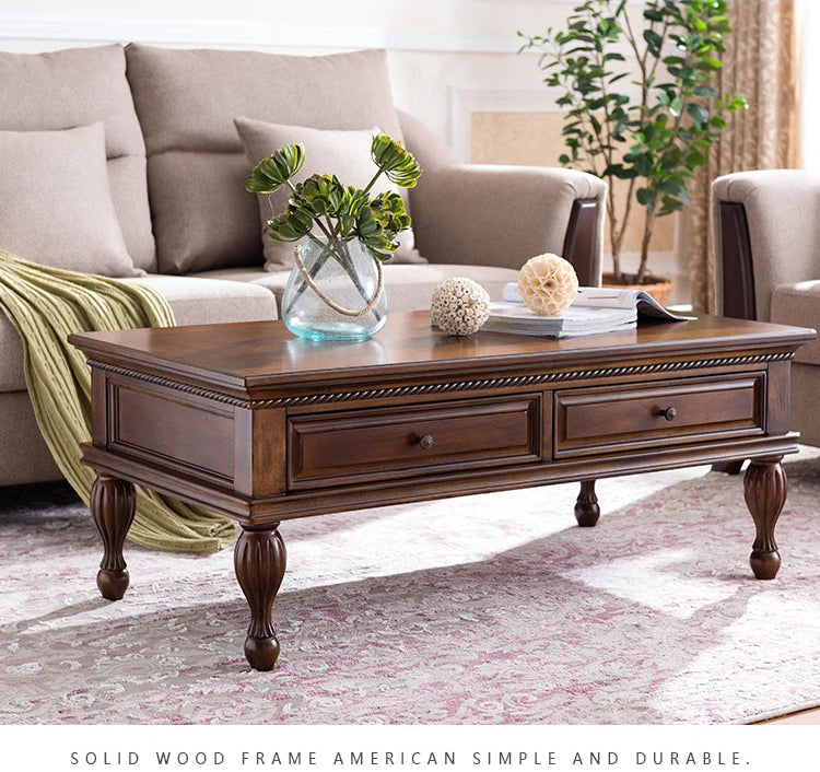 FIELDRA™ Solid Wood Storage Coffee Table by PurelyhomeDeco