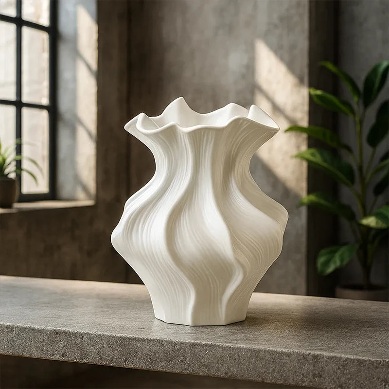 Arctic Grace Vase by PurelyhomeDeco