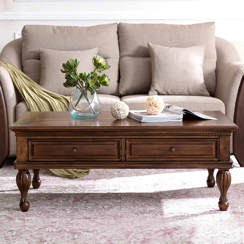FIELDRA™ Solid Wood Storage Coffee Table by PurelyhomeDeco