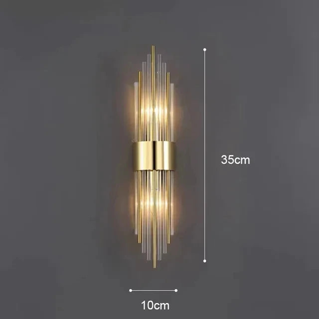 Radiant Axis Glass Sconce by PurelyhomeDeco