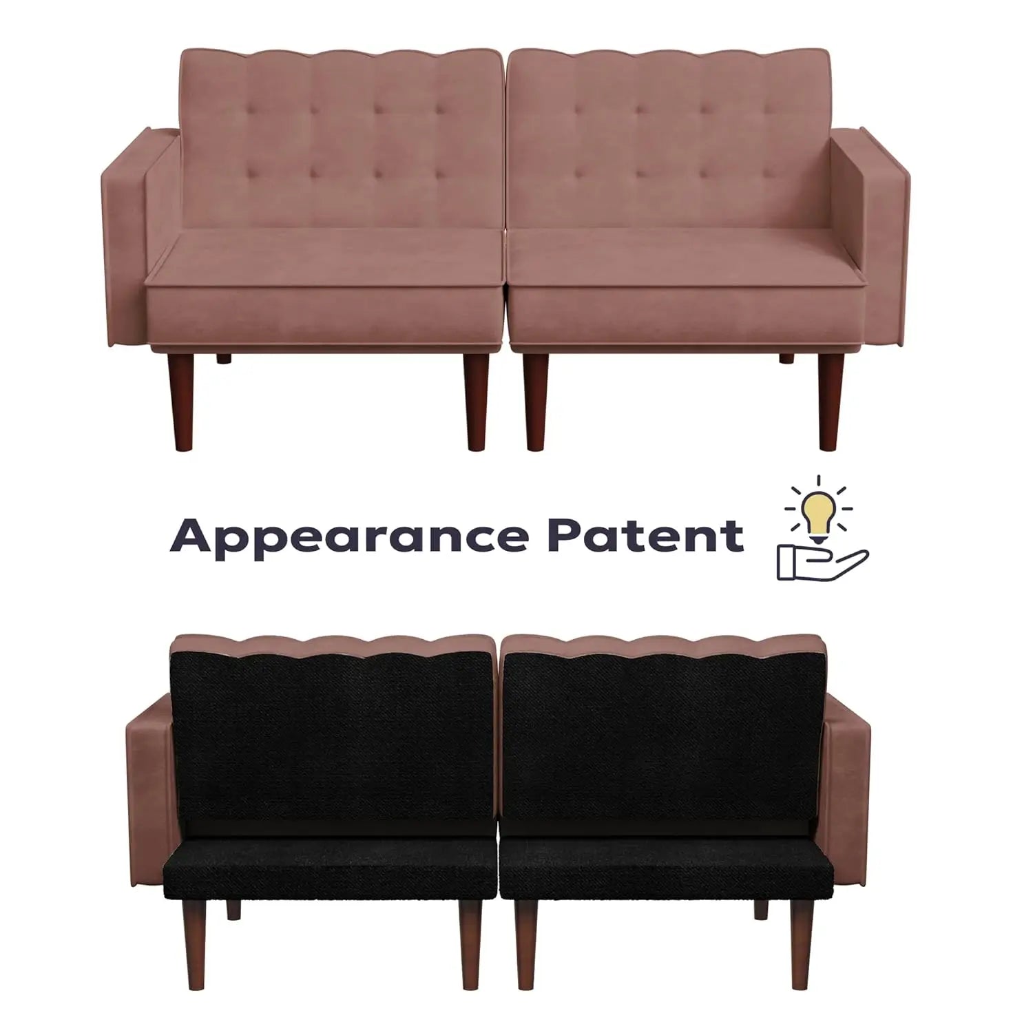ARCOVA™ Futon Lounge by PurelyhomeDeco
