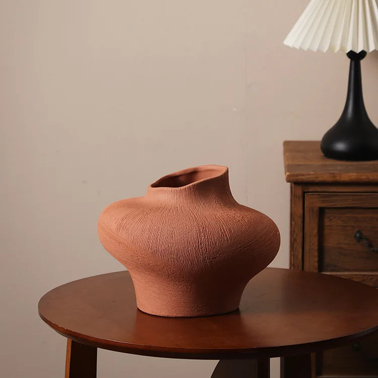 Retro Muse Ceramic Vase by PurelyhomeDeco