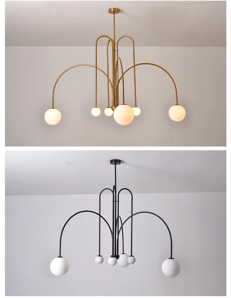 Linea Nordic Chandelier by PurelyhomeDeco