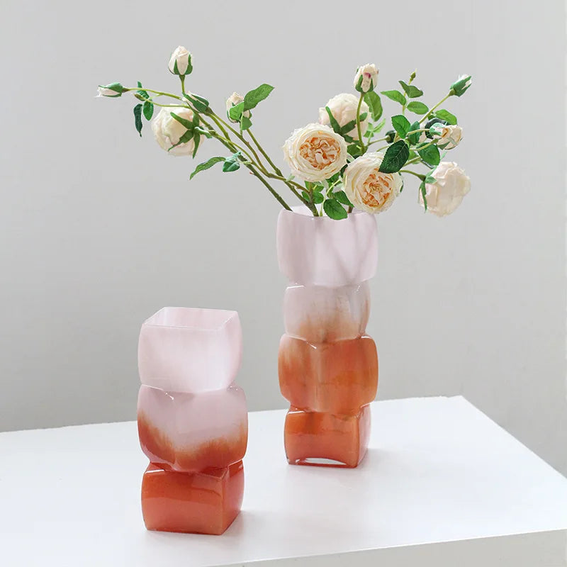 Terracotta Glow Vase by PurelyhomeDeco