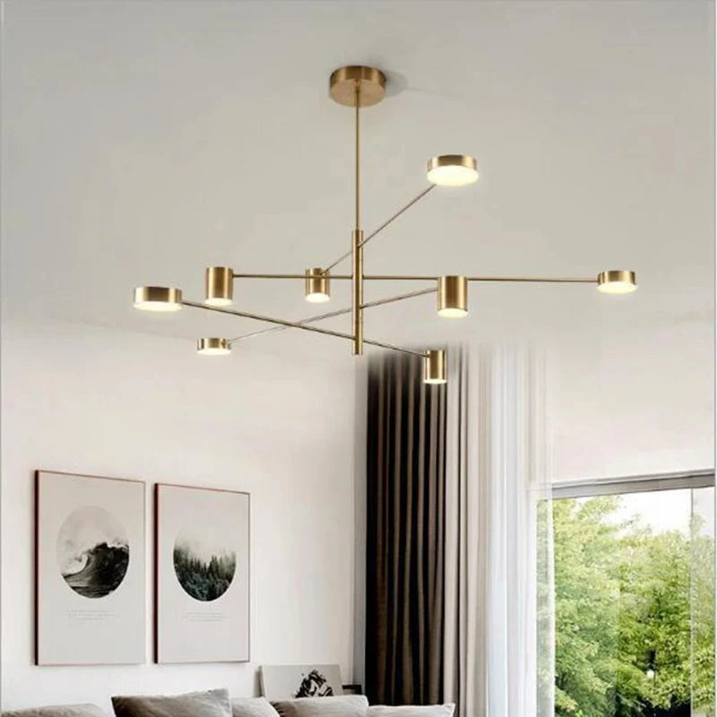 Linea Pivot Chandelier by PurelyhomeDeco
