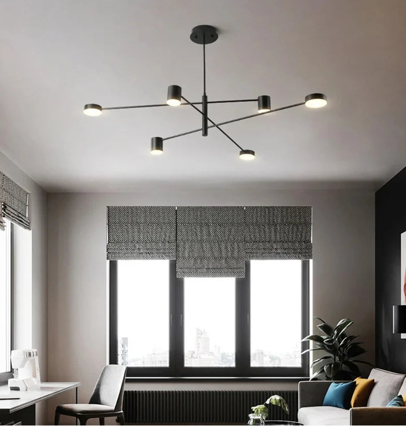Linea Pivot Chandelier by PurelyhomeDeco