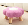 Small stool, household low stool, sofa stool, soft bag stool, living room coffee table stool, solid wood children's stool by PurelyhomeDeco