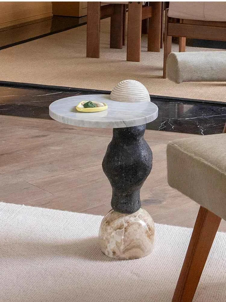 Marvessa™ Natural Marble Coffee Table by PurelyhomeDeco